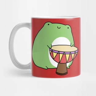 Frog Playing Djembe Mug